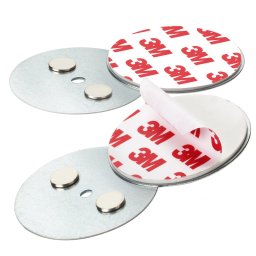 SHD by oneConcept Mount Mini, Mágneses tartó Ø 5 cm-től nagyobb füstérzékelőkhöz, Öntapadós (RM.MG50-2er)