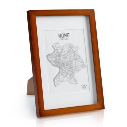 Casa Chic Kenton, képkeret, téglalap alakú, A4, paszpartu, üveg (CL-A4-RUST)
