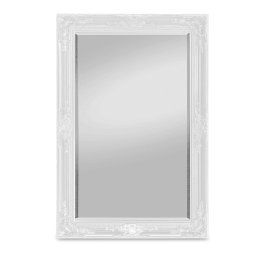 Casa Chic Manresa Nástenné zrkadlo s dreveným rámom Obdĺžnikové 90 x 60 cm Vintage (ROCOCO-90X60-WHT)