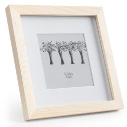 Casa Chic York, képkeret, négyzet alakú, 20 x 20 cm-es fényképek, paszpartu, üveg (CL-8X8-UNP)