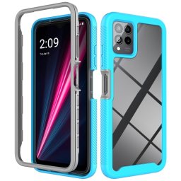 DUAL Kétoldalas borító a T Phone Pro / T Phone Pro 2023 készülékhez világoskék