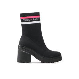 Tommy Jeans Bokacsizma Knitted Boot EN0EN02061 Fekete