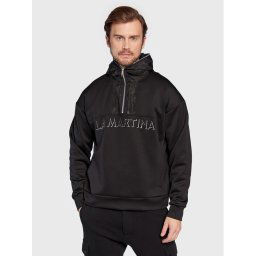 La Martina Pulóver UMF317 FP546 Fekete Regular Fit