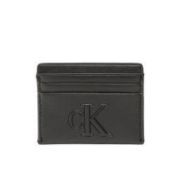 Calvin Klein Jeans Bankkártya tartó Sculpted Cardholder 6Cc Pipping K60K610349 Fekete