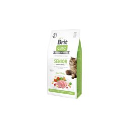 Brit Care Cat Grain Free SENIOR - WEIGHT CONTROL Chicken 0,4kg