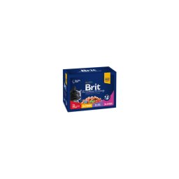 Brit Premium Cat Pouches Familiy Plate 12X100G