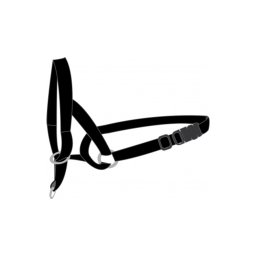 Flamingo Easy Leader szájszíj - fekete 26 cm / 32-42 cm