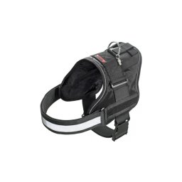 Flamingo Adventure Plus hám - fekete 55-68 cm