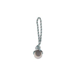 Flamingo Jim Pull Rope - kötél teniszlabdával, menta 6x40 cm