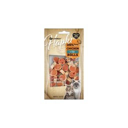 Flamingo Cat Snack - csirkés és halas tekercsek 50 g