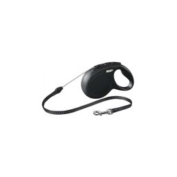 Flexi New Classic zsinór S 5m 12kg-ig fekete