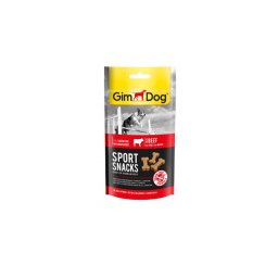 GimDog Sport Snacks marhás 60 g