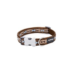 Red Dingo Bone Yard Brown Medium kutya nyakörv