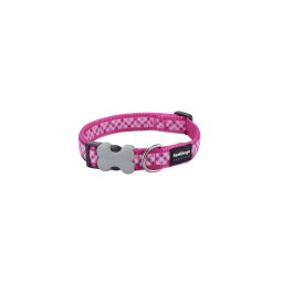 Red Dingo Gingham Hot Pink Small kutya nyakörv