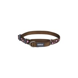 Red Dingo Pink Spots Brown Small Martingale nyakörv
