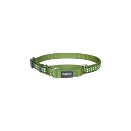 Red Dingo Reflective Green Medium Martingale nyakörv