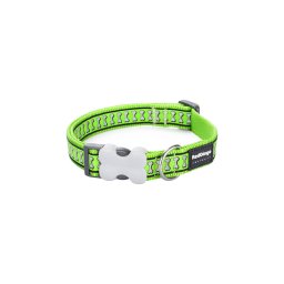 Red Dingo Reflective Lime Medium kutya nyakörv