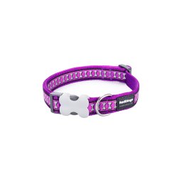 Red Dingo Reflective Purple Medium kutya nyakörv