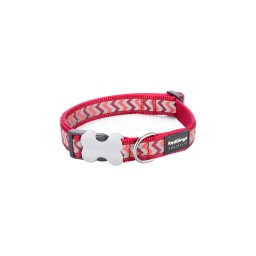 Red Dingo Reflective Ziggy Red Medium kutya nyakörv