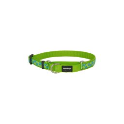 Red Dingo Stars Lime Medium Martingale nyakörv