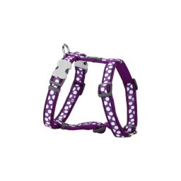 Red Dingo White Spots Purple Medium Dog hám