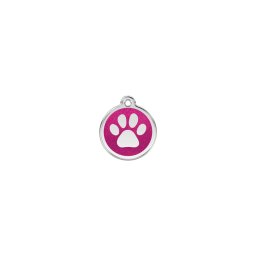 Red Dingo Csillámos Rozsdamentes mancs mintás acél biléta hot pink
