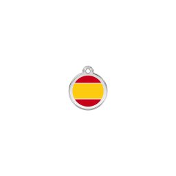 Red Dingo Rozsdamentes spanyol zászló mintás acél biléta