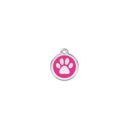 Red Dingo Rozsdamentes mancs mintás acél biléta hot pink