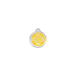 Red Dingo Rozsdamentes törzsi nyilak mintás acél biléta sárga