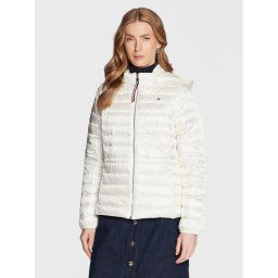 Tommy Hilfiger Pehelykabát Feminne WW0WW37264 Fehér Regular Fit