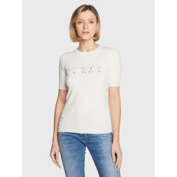 Guess Sweater W3RR46 Z2NQ2 Ekru Slim Fit