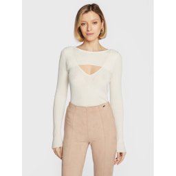 Guess Sweater W3RR32 Z30L1 Ekru Slim Fit