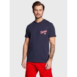 Tommy Jeans Póló College 85 Logo DM0DM15672 Sötétkék Regular Fit