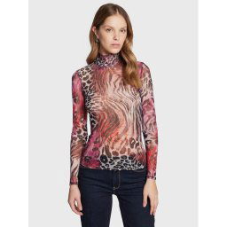 Guess Blúz W3RP46 KBAH2 Színes Slim Fit