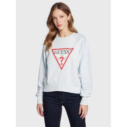 Guess Pulóver Original W2YQ16 KBA10 Kék Regular Fit