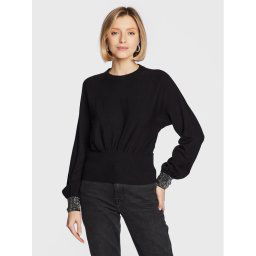 Guess Sweater W3RR06 Z2ZK2 Fekete Relaxed Fit