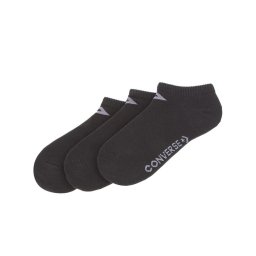 Converse 3 pár női bokazokni E751B-3009 Fekete