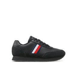 Tommy Hilfiger Sportcipő Core Eva Runner Corporate Lea FM0FM04397 Fekete