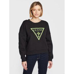 Guess Pulóver Ane W3RQ04 K9Z21 Fekete Regular Fit