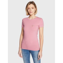 Guess Póló Mini Triangle W2YI44 J1311 Rózsaszín Slim Fit