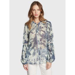 Guess Blúz Josette W3RH56 WDW52 Kék Regular Fit