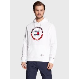 Tommy Jeans Pulóver DM0DM15686 Fehér Regular Fit