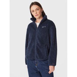 Tommy Jeans Pulóver Signature DW0DW14854 Sötétkék Relaxed Fit