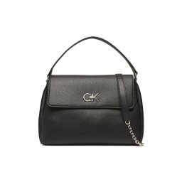 Calvin Klein Táska Re-Lock Tote W/Flap Pbl K60K610178 Fekete
