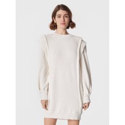 IRO Kötött ruha Lorely AR641 Fehér Relaxed Fit