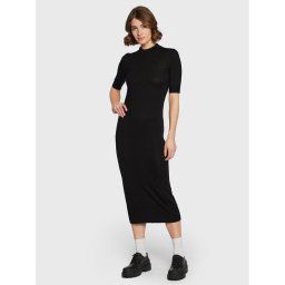 Calvin Klein Kötött ruha Extra Fine K20K205035 Fekete Slim Fit