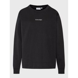 Calvin Klein Curve Pulóver Inclu Micro Logo K20K205472 Fekete Regular Fit