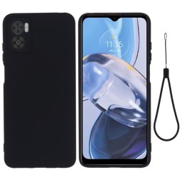 RUBBER Motorola Moto E22 / E22i védőburkolat fekete