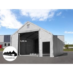 8x16x3m Everest csarnoksátor - Tűzálló ponyva - Szürke