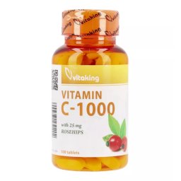 Vitaking C-1000 Csipkebogyó tabletta 100 db